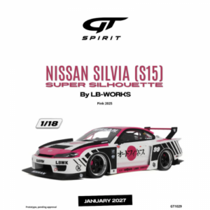 Macheta Macheta Nissan Silvia S15 — pink, scara 1:18, scara 1:18
