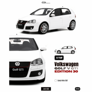 Macheta Macheta VW Golf GTI Edition 30 (2007), scara 1:18, scara 1:18