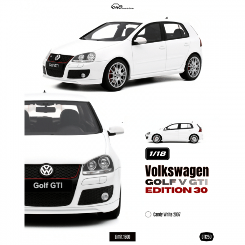 Macheta Macheta VW Golf GTI Edition 30 (2007), scara 1:18, scara 1:18