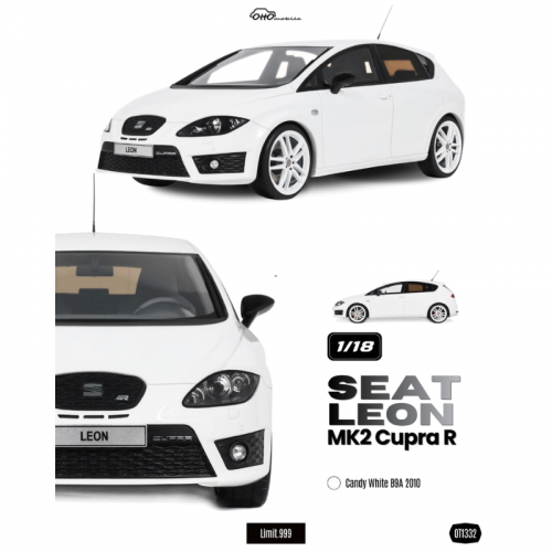 Macheta Macheta Seat Leon Mk2 Cupra, scara 1:18, scara 1:18